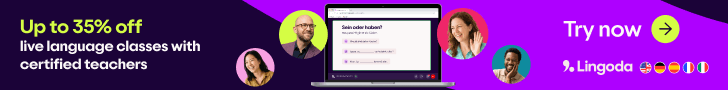 Up to 35% off live online language classes with certified teachers